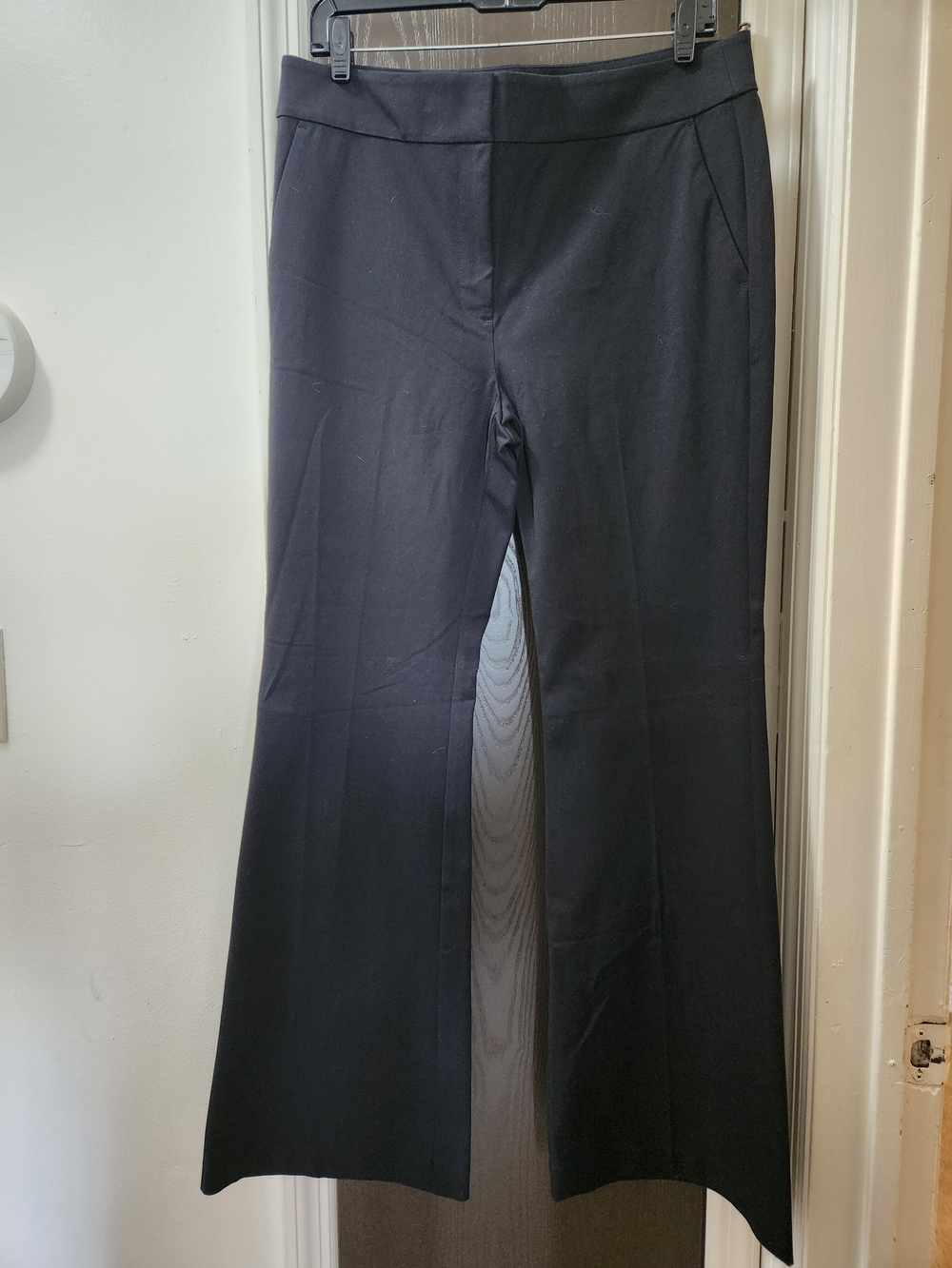 LOFT Black Flare Leg Dress Pants